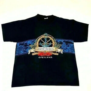 Vintage General Jackson Opryland Tee Shirt  Large Single Stitch Made in USA